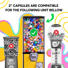 Entervending classroom prizes capsules for goody bags and rewards.