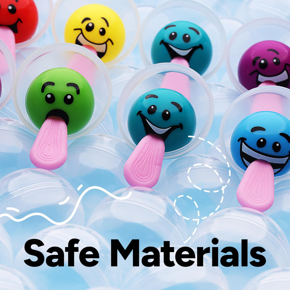 Entervending DIY crafts capsules support ornaments and storage in clear shells.