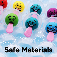 Entervending DIY crafts capsules support ornaments and storage in clear shells.