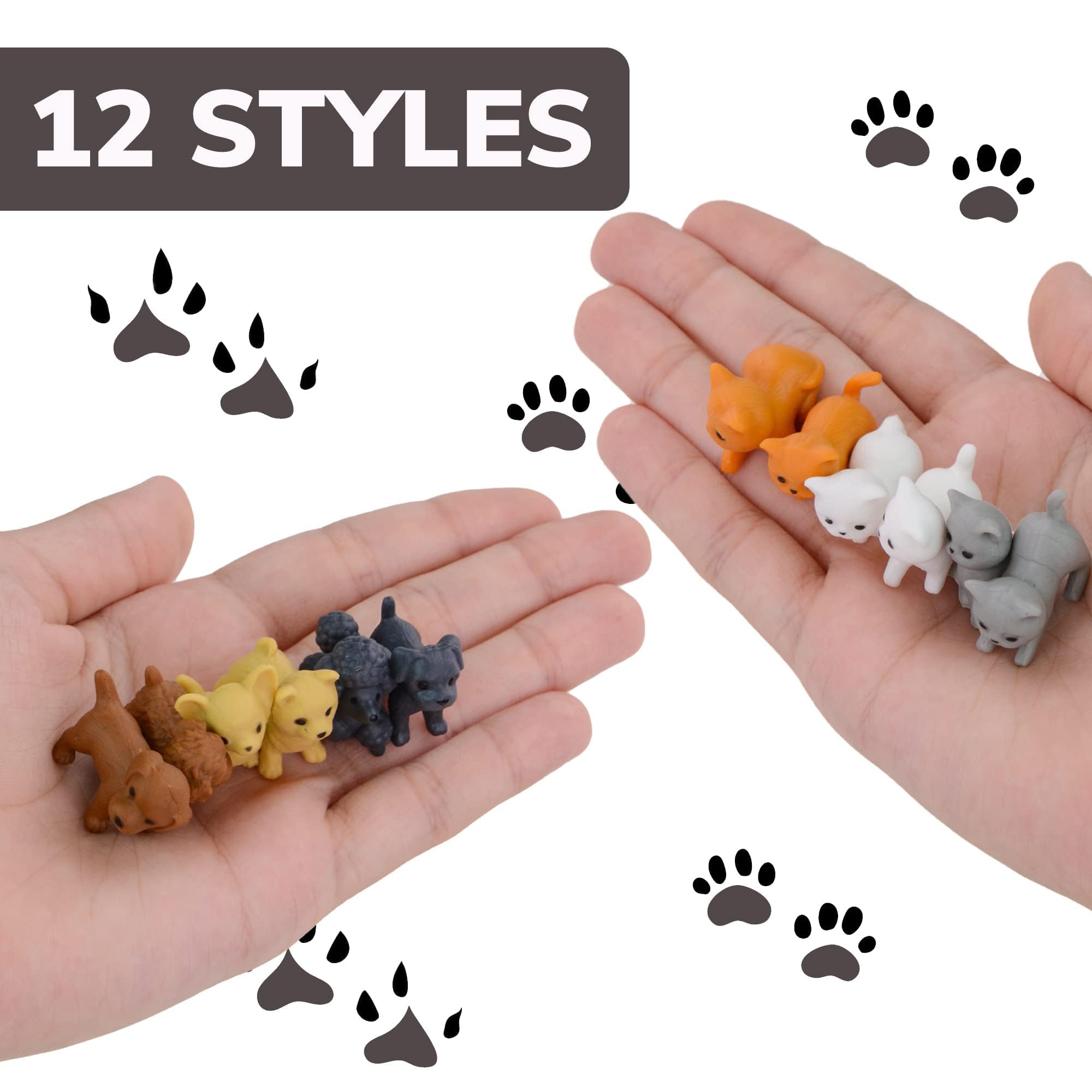 Entervending plastic animal pieces set—durable bulk figures for education and play.