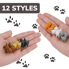 Entervending plastic animal pieces set—durable bulk figures for education and play.