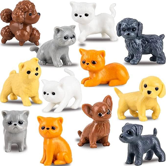 Entervending tiny cat figurine set, vivid colors, perfect for playful learning and gifting.
