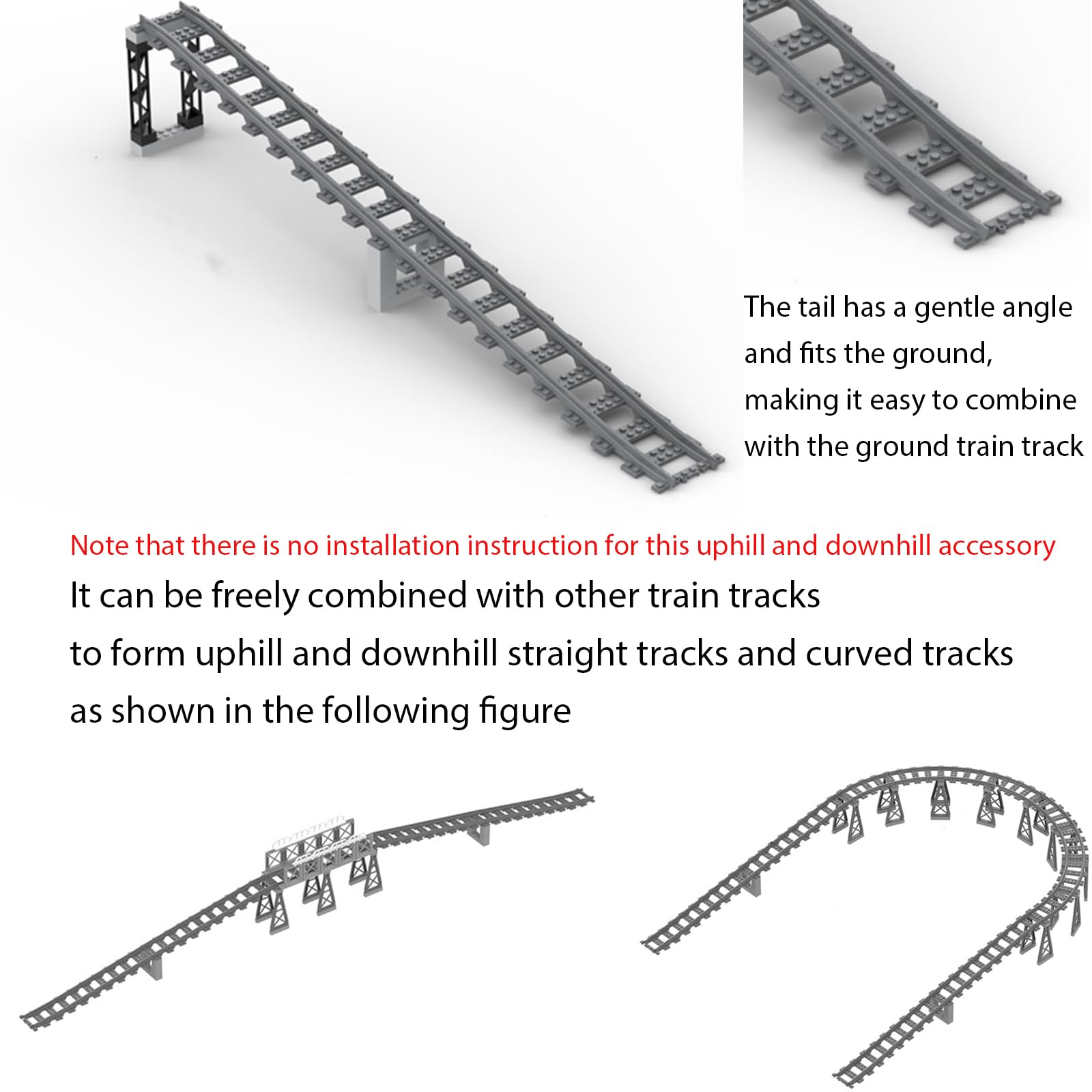 Enttgo circular track system highlights smooth curves for seamless trains