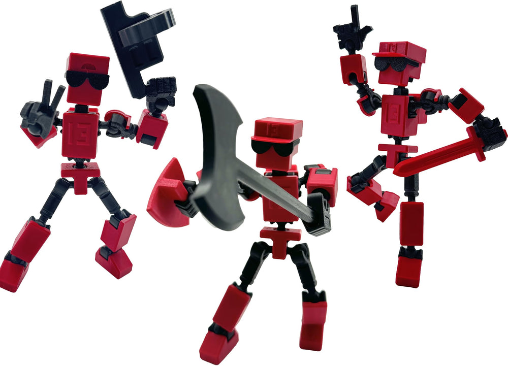 Enttgo MINI13 red drawing pose reference for sketching.