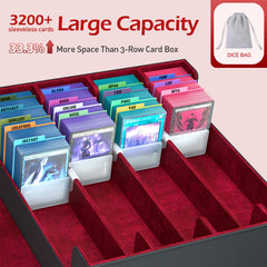 ENTUMO box with magnetic closure keeps cards secure during transport