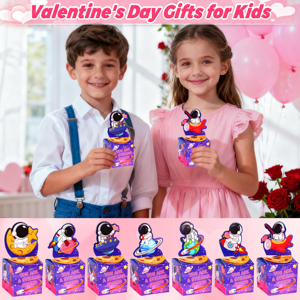Envotek classroom activity kit for group Valentine exchanges in class.