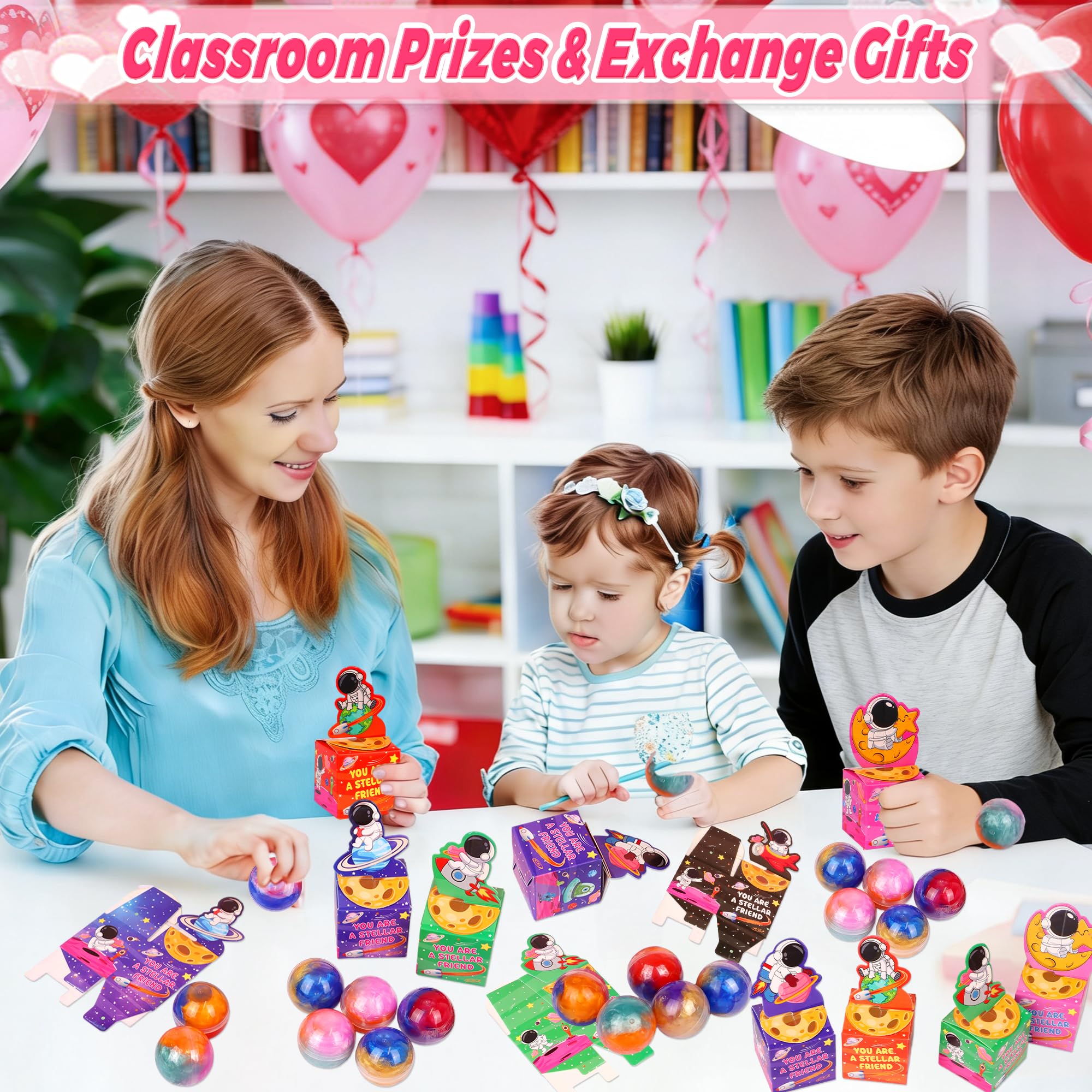 Envotek classroom valentine-exchange image suggesting easy distribution and fun peer gifting.