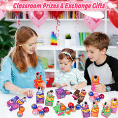 Envotek classroom valentine-exchange image suggesting easy distribution and fun peer gifting.