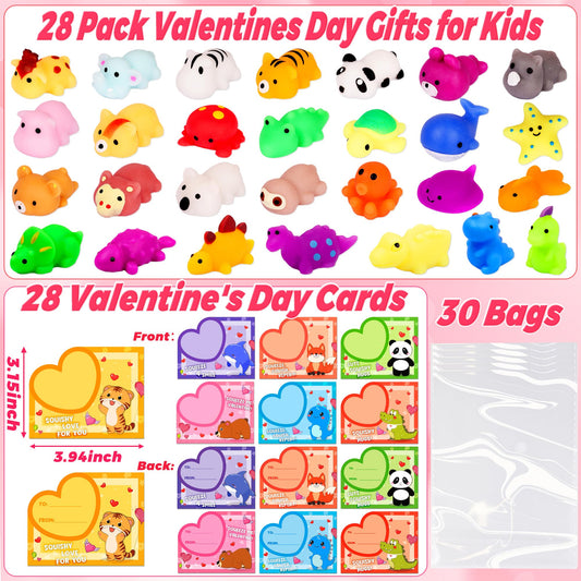Envotek mochi squishy toys in assorted shapes for tactile sensory play and sharing
