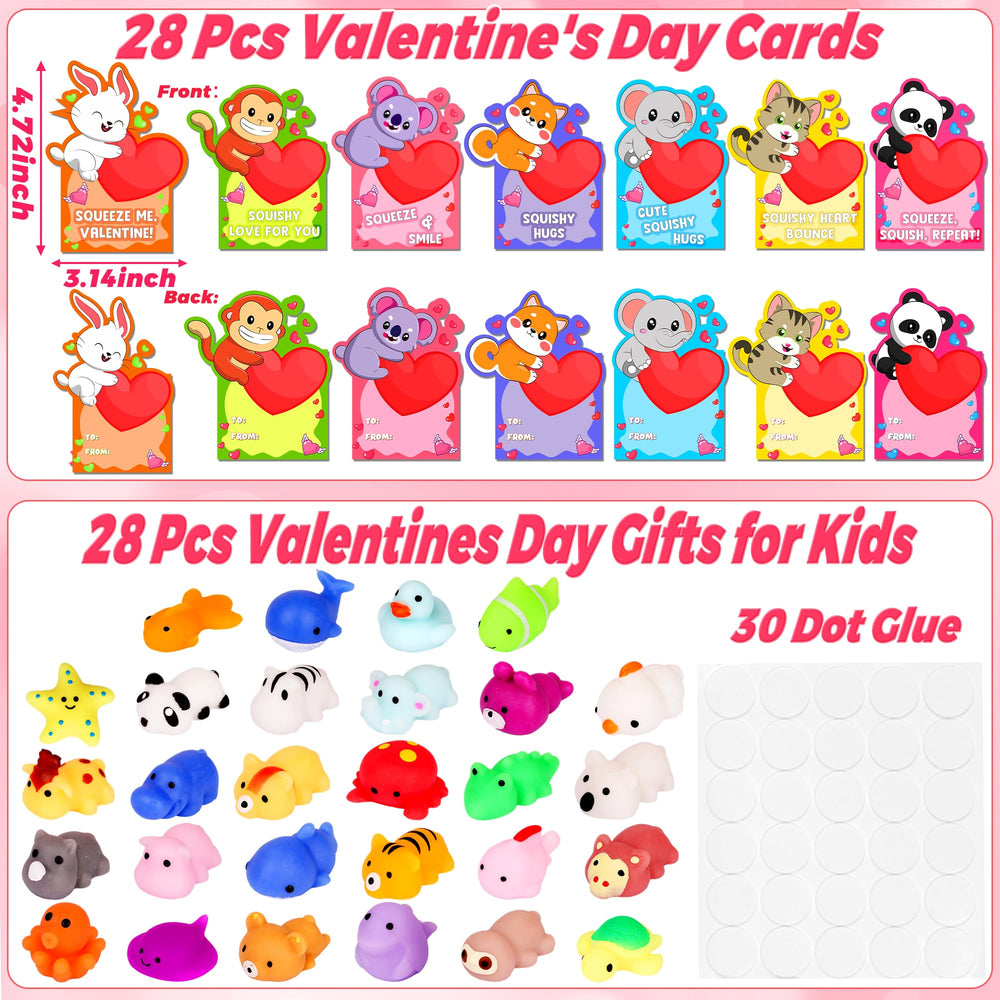 Envotek mochi squishies in bright designs, perfect for party favors.