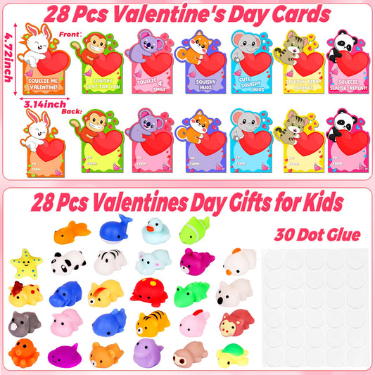 Envotek mochi squishies in bright designs, perfect for party favors.