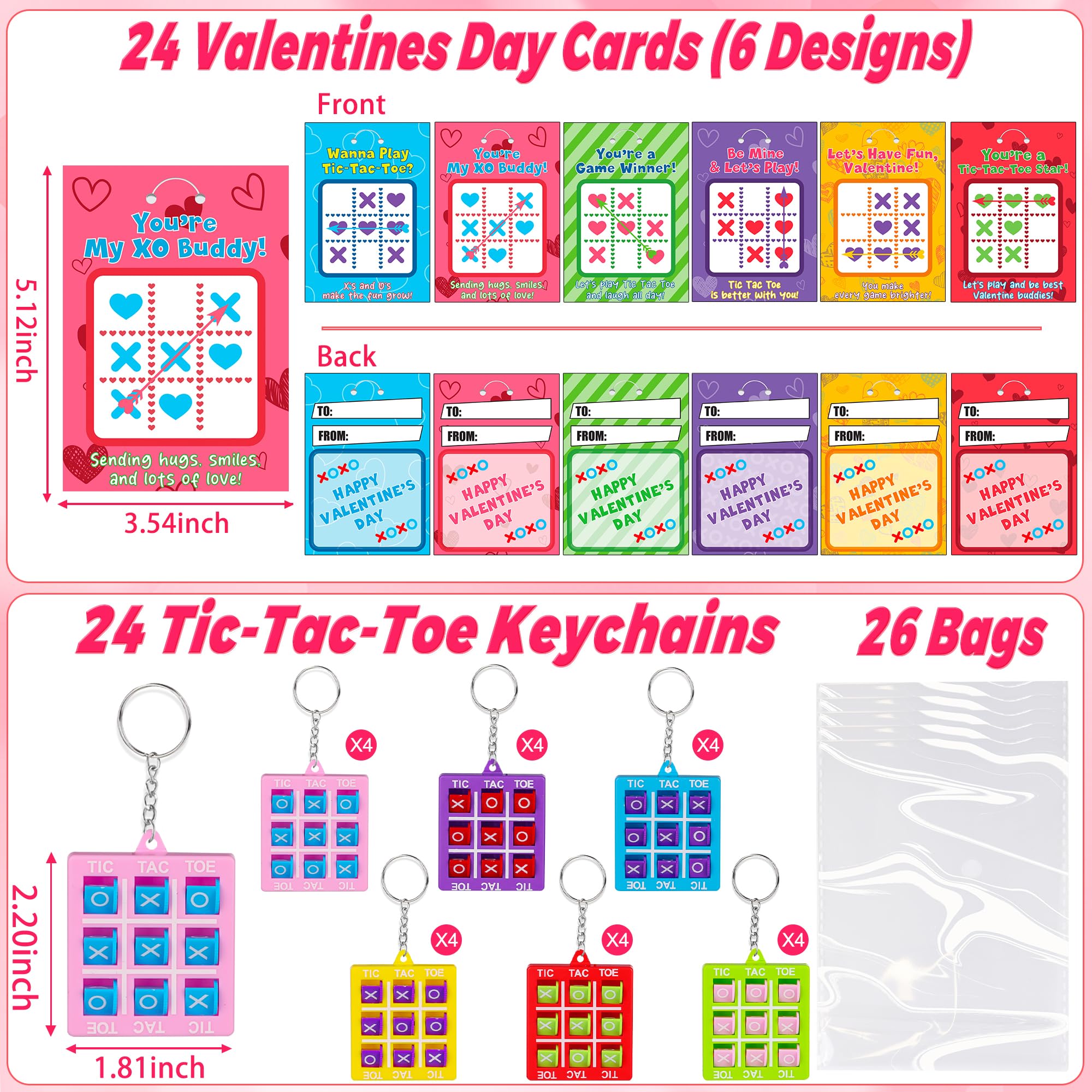 Envotek six bright card designs enhance friendly greetings for kids.