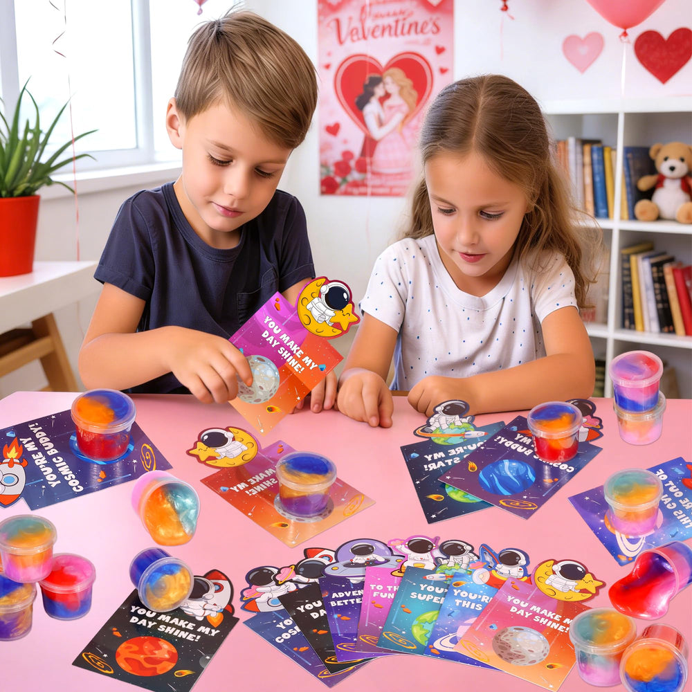 Envotek slime color palette with four bright color mixes