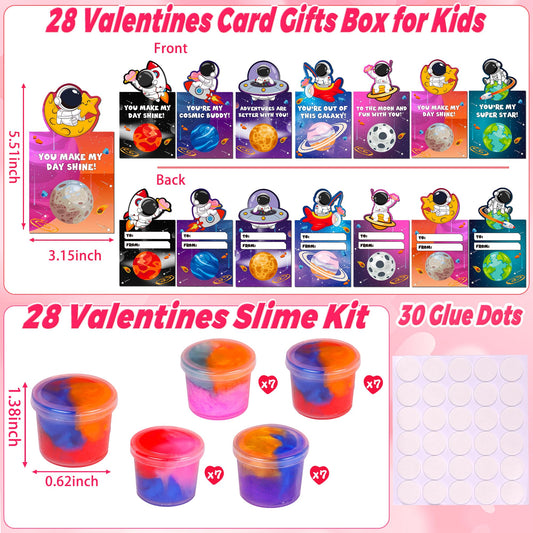 Envotek Valentine cards featuring astronauts for friendly greetings