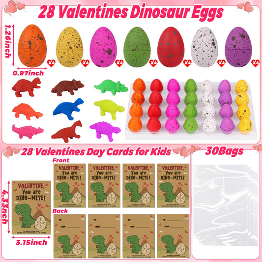 Envotek dino-theme Valentine cards designed for kids