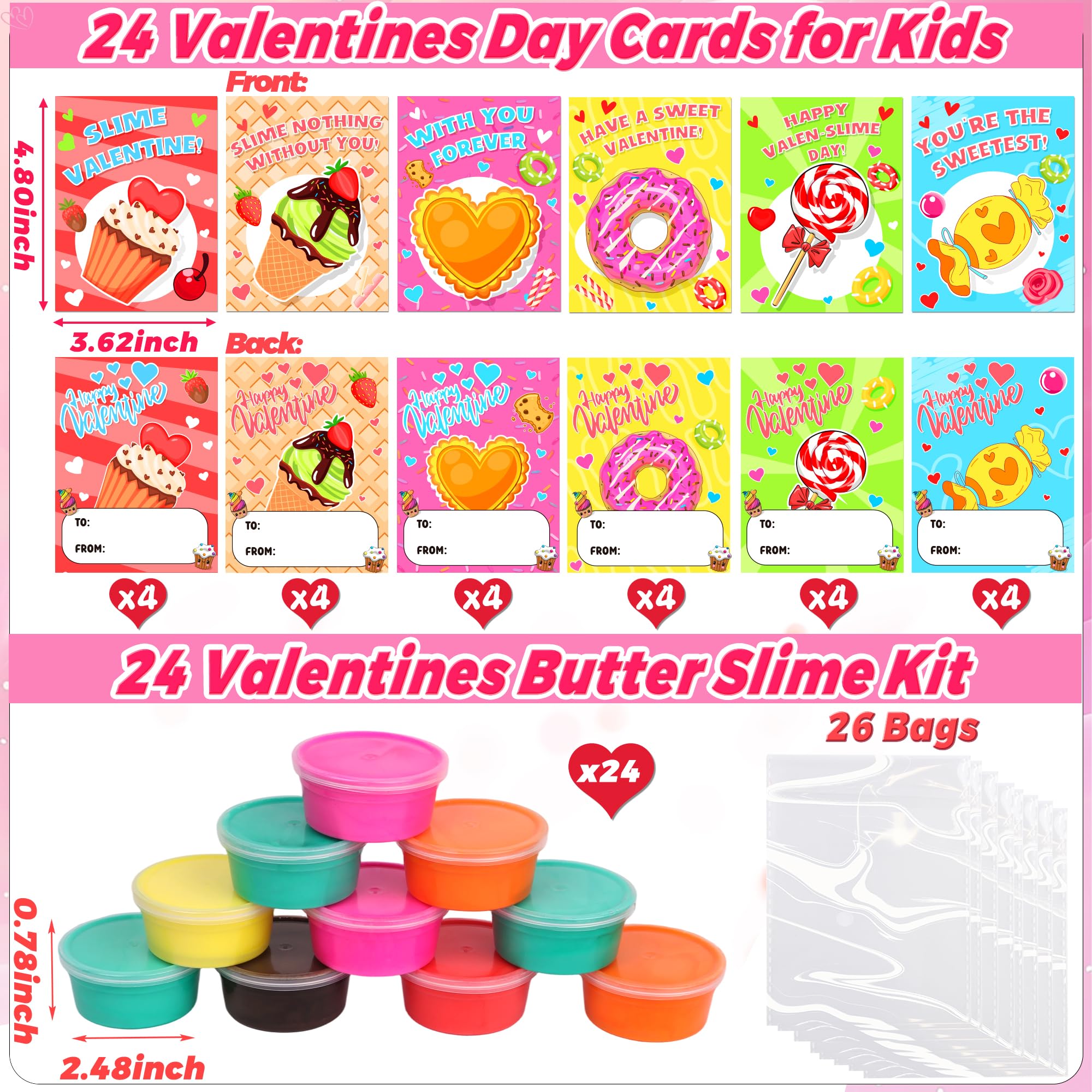 Envotek butter slime kit close-up of pastel textures ideal for kids play.