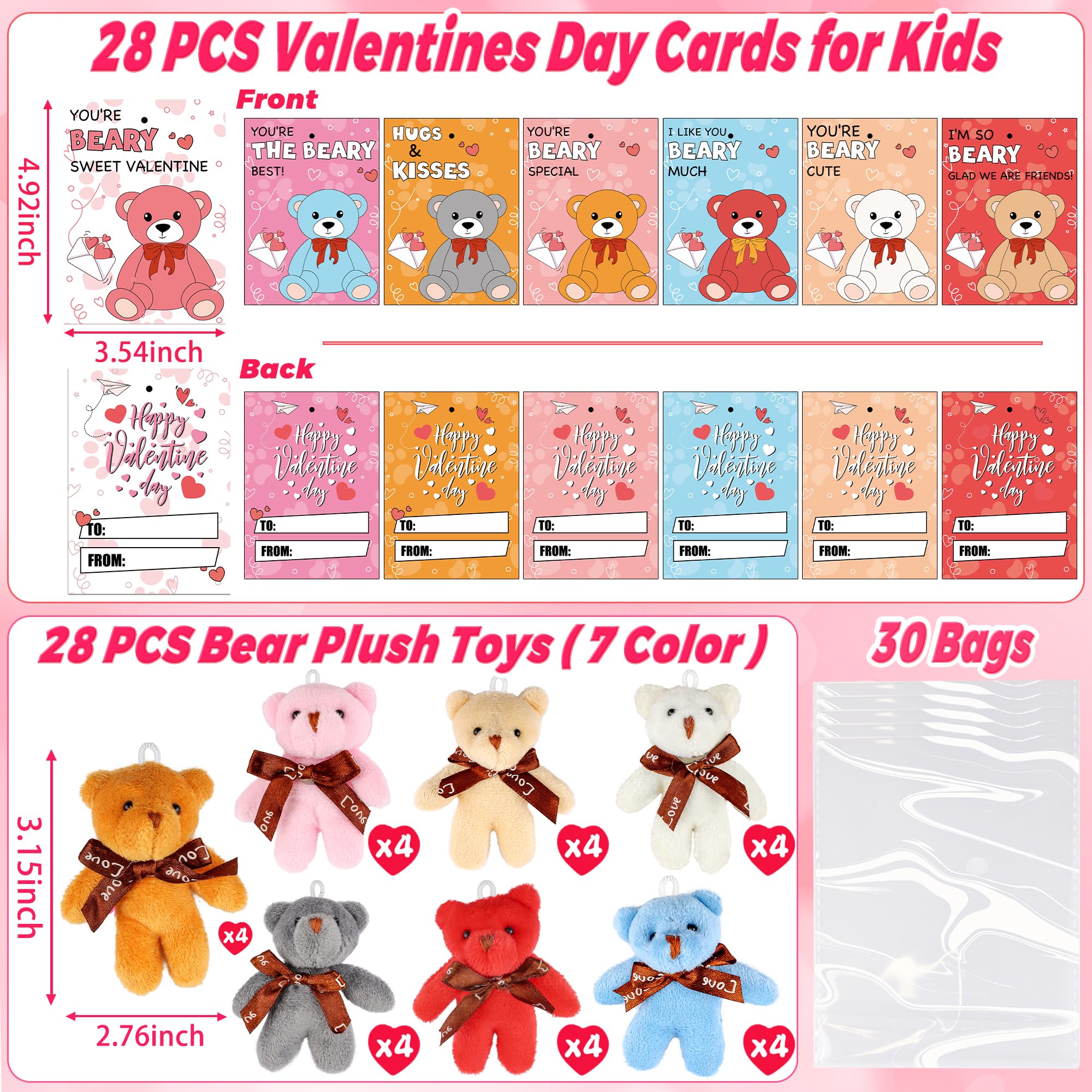 Envotek valentines card designs, colorful cards for personal messages.