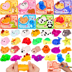 Envotek Valentines cards collection with seven designs for classroom exchanges and friendly messages