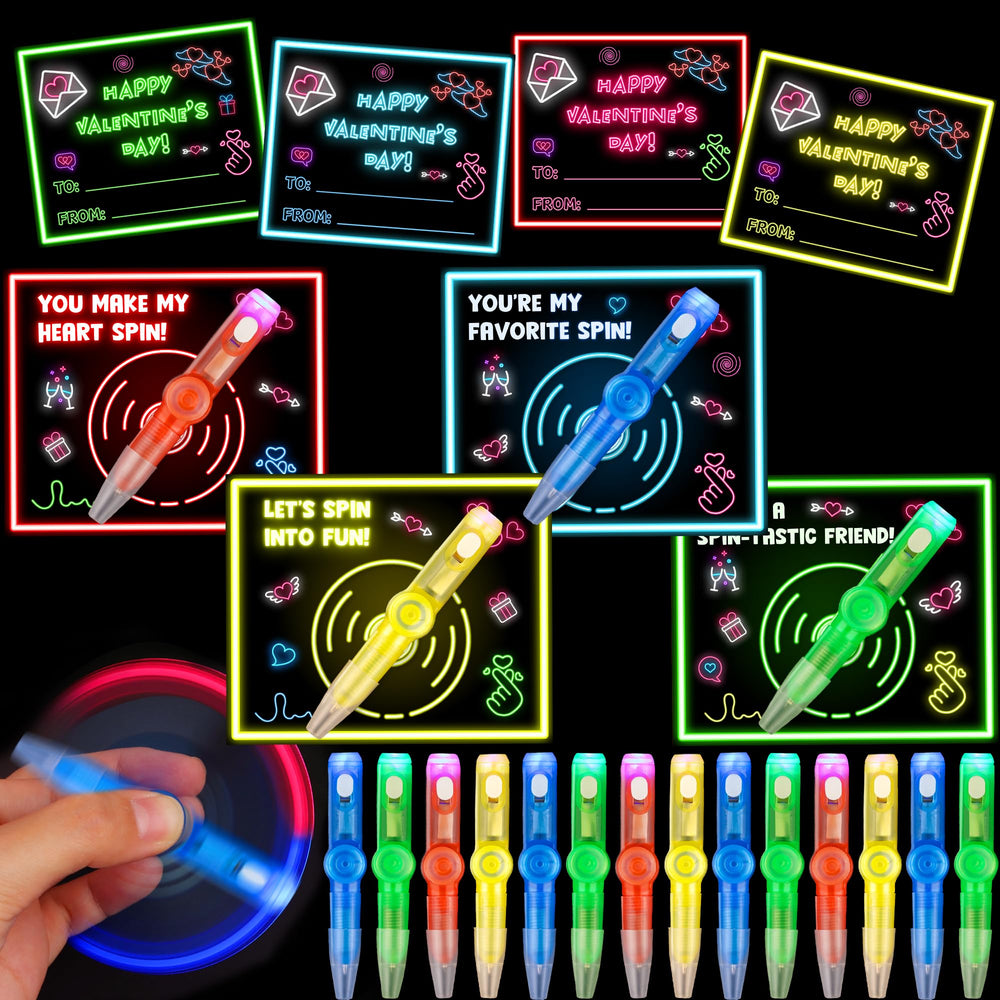 Envotek valentines classroom gifts 24-pack with cards for kids parties and exchanges.