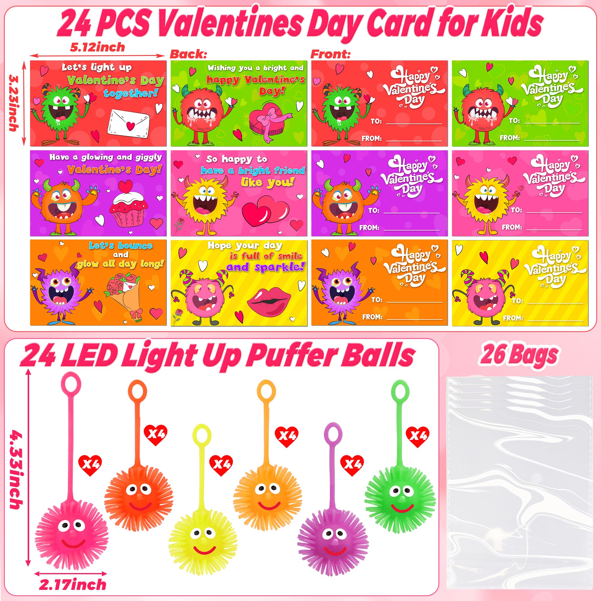 Envotek valentines monster cards with playful designs for gifts.