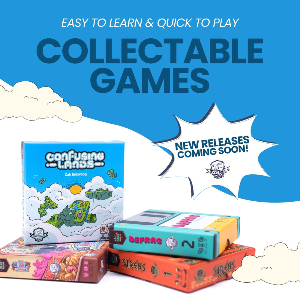 Envy Born Games Confusing Lands gift ready for curious gamers