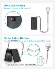 enwant 3v battery box durable abs housing for safe play