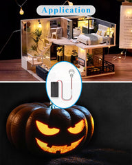 enwant warm white LED light adds cozy ambience to dolls