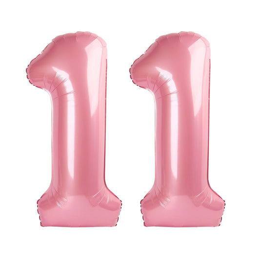 Enyeopd 11-balloon pink 40inch—eye-catching birthday centerpiece with bold color.