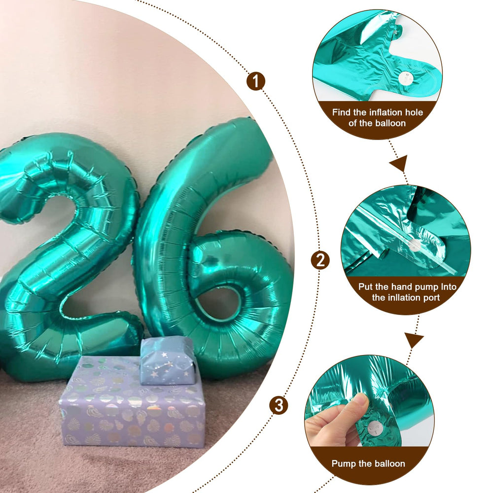 Enyeopd balloon numbers 40inch versatile display options for events