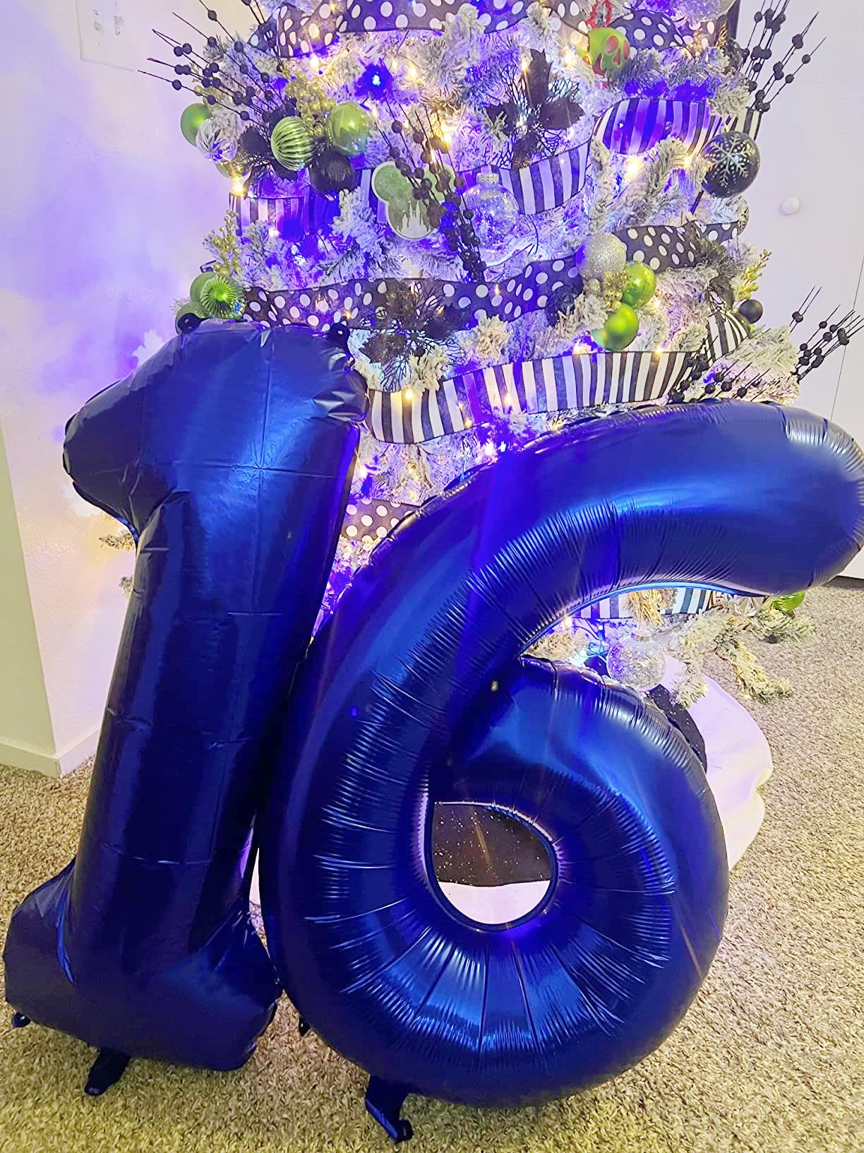 Enyeopd colorful number balloons package for versatile themes