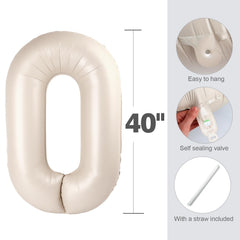 Enyeopd six-number balloons fit ages from 1 to 60.