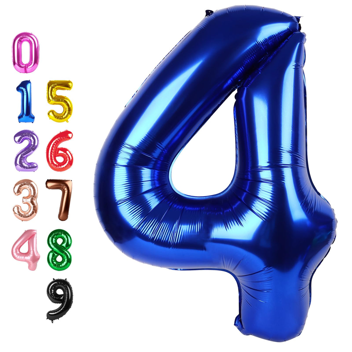 Enyeopd navy blue number 4 balloon 40 inch centerpiece for photo worthy celebrations
