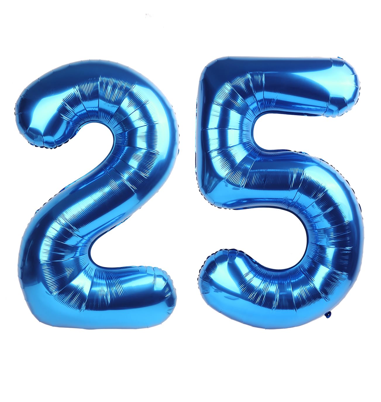 Enyeopd Number 25 balloons in dark blue, 40 inch height, ideal for milestone photos.