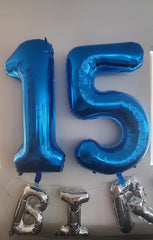 Enyeopd Number 25 balloons hanging arrangement for versatile party displays.