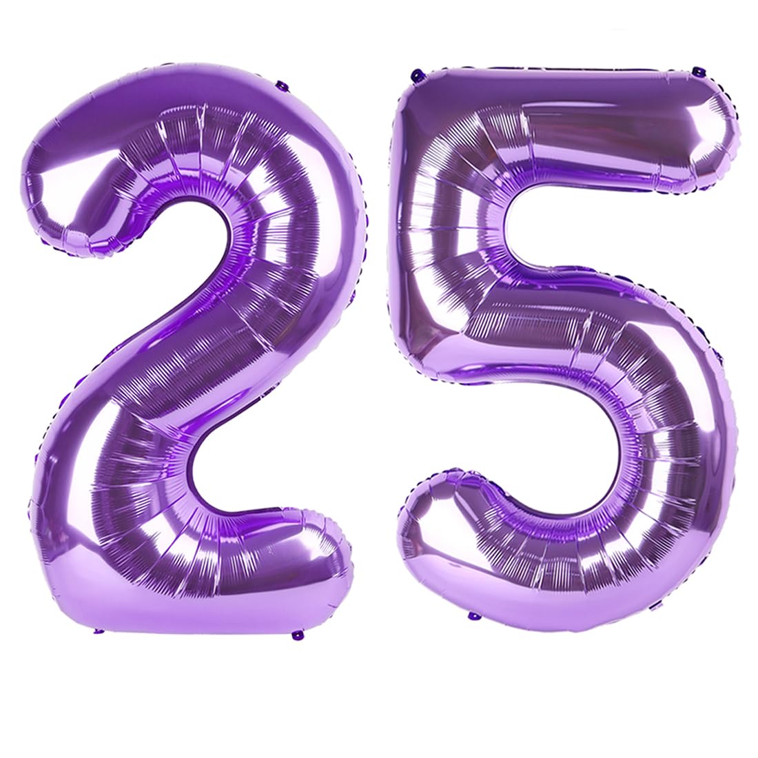 Enyeopd Number 25 purple balloon, 40-inch, ideal for milestone photo props.