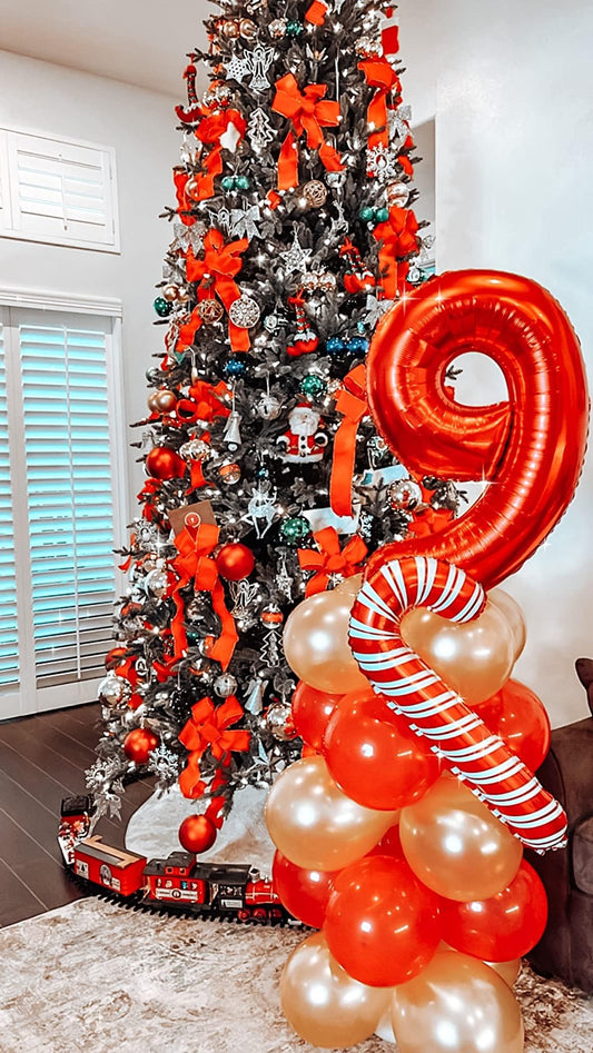 Enyeopd Number 7 balloon in assorted colors for versatile party themes