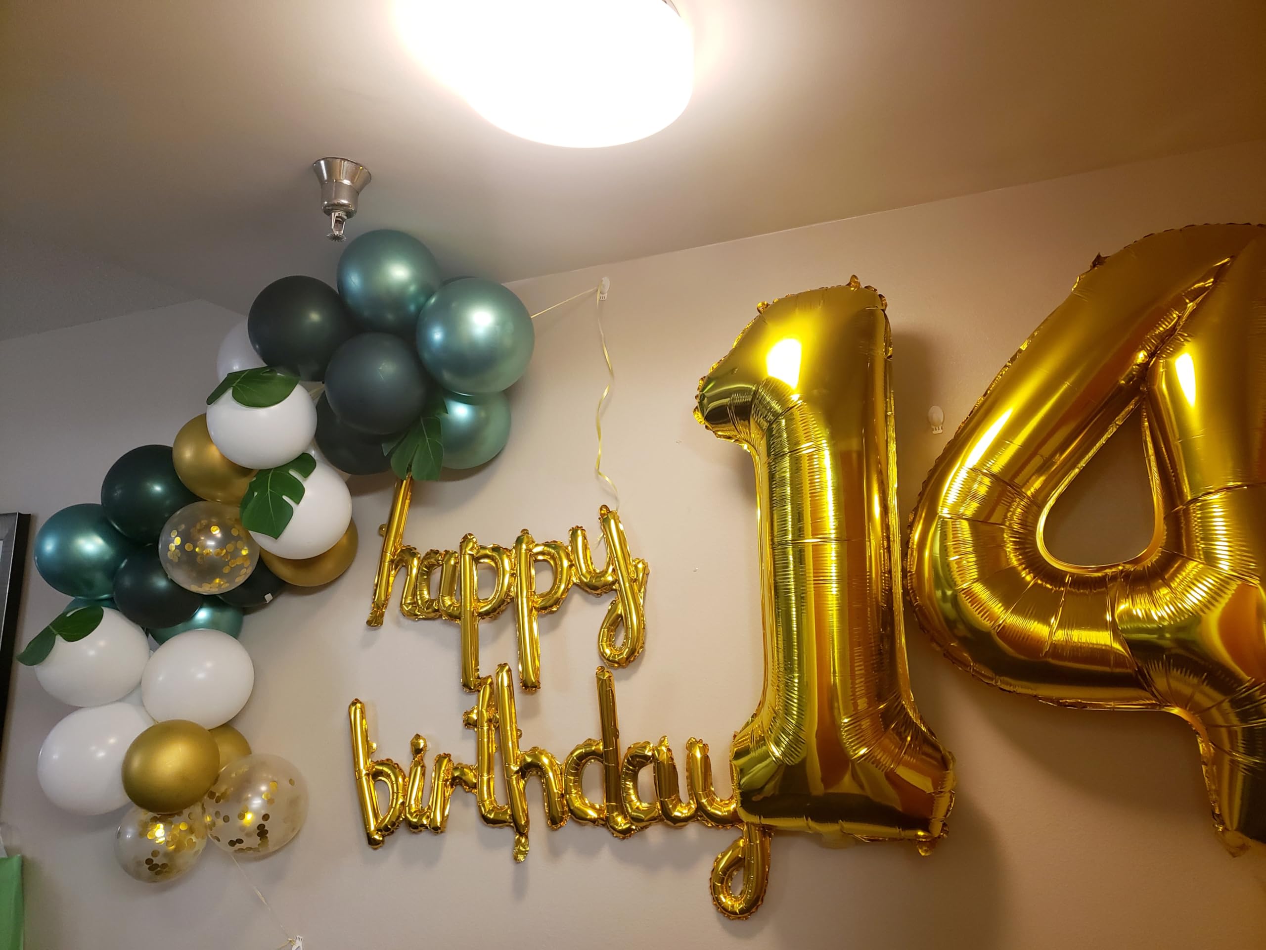 Enyeopd number balloon 1-60 range enables customizing ages and milestones