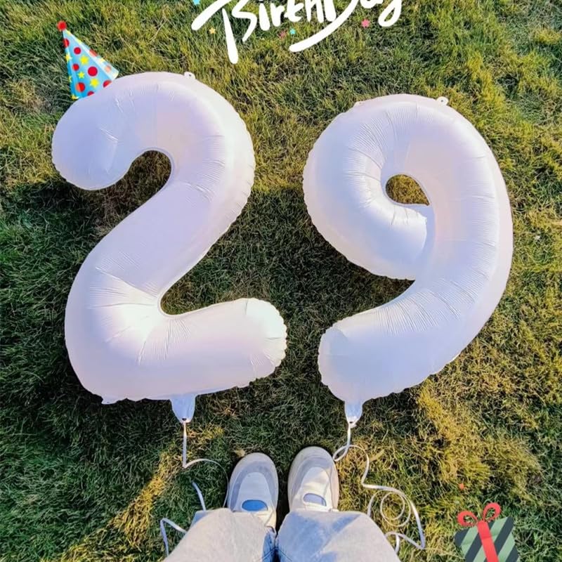 Enyeopd 1-60 number balloons for any age celebration.