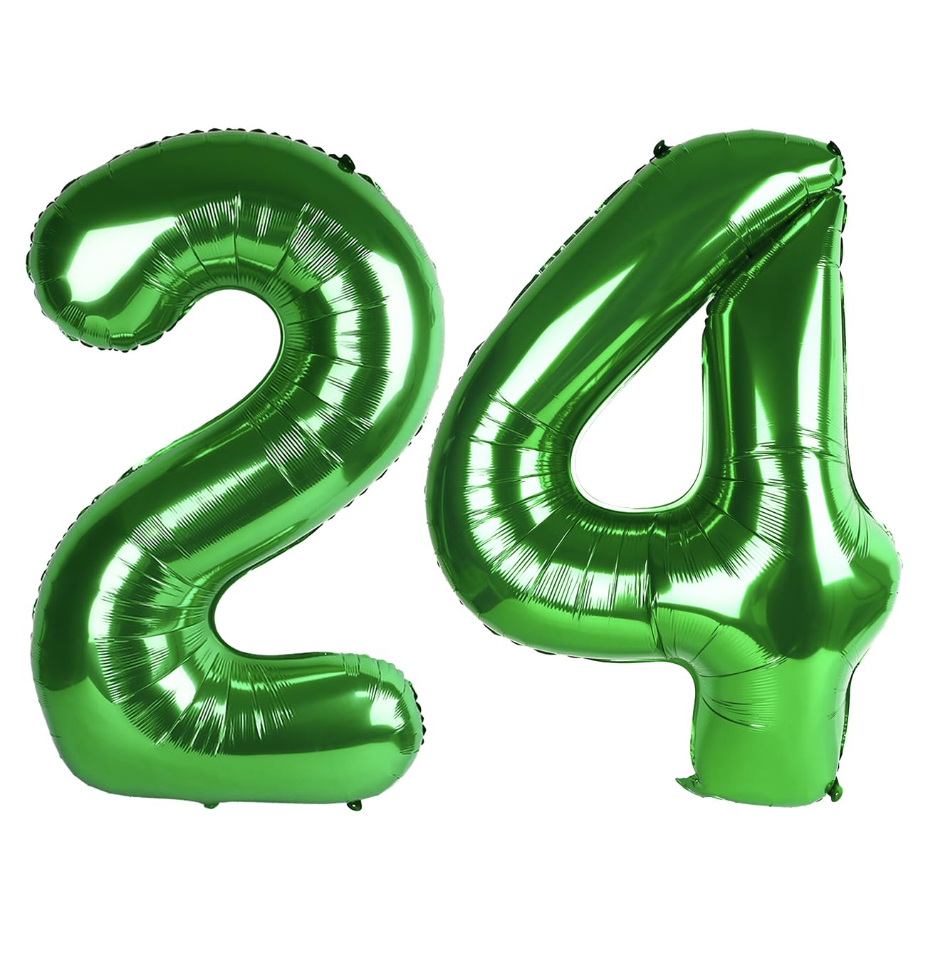 Enyeopd 40-inch dark green number balloon as a bold birthday centerpiece