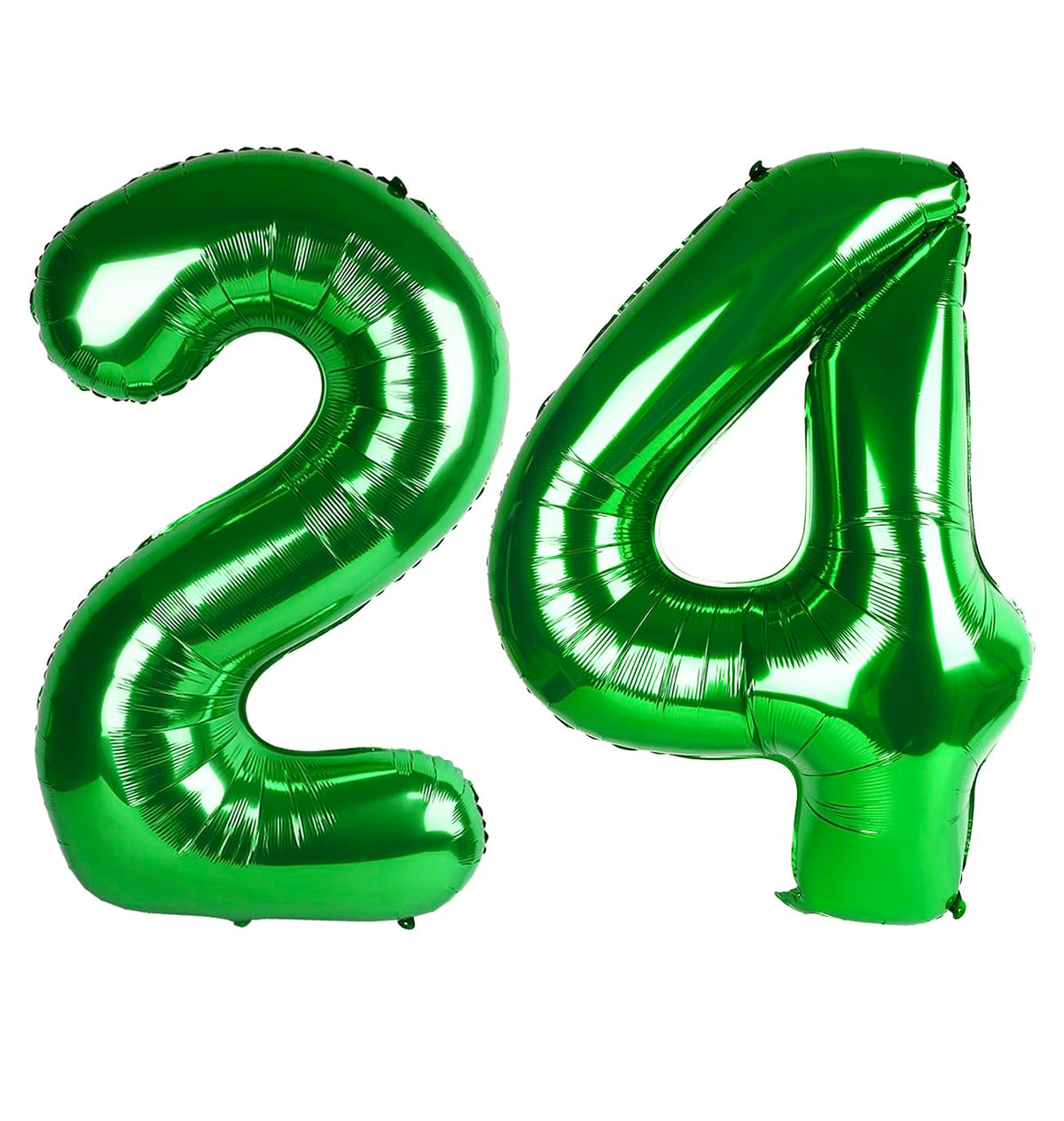 Enyeopd 40-inch dark green number balloon as a bold birthday centerpiece