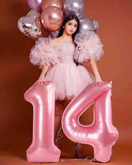 Enyeopd number balloons 40 inch gold add elegance to weddings and milestones