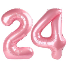 Enyeopd number balloons 40 inch pink create dramatic birthday backdrop