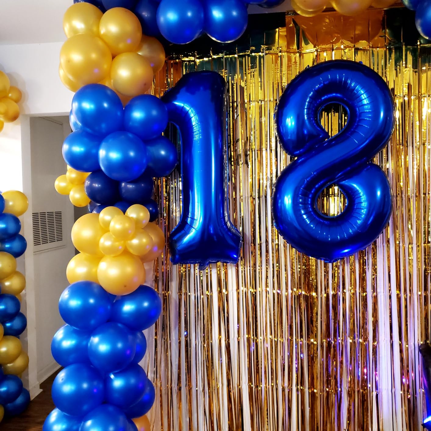 Enyeopd two-pack large balloons elevate birthday display with bold fade-resistant color.