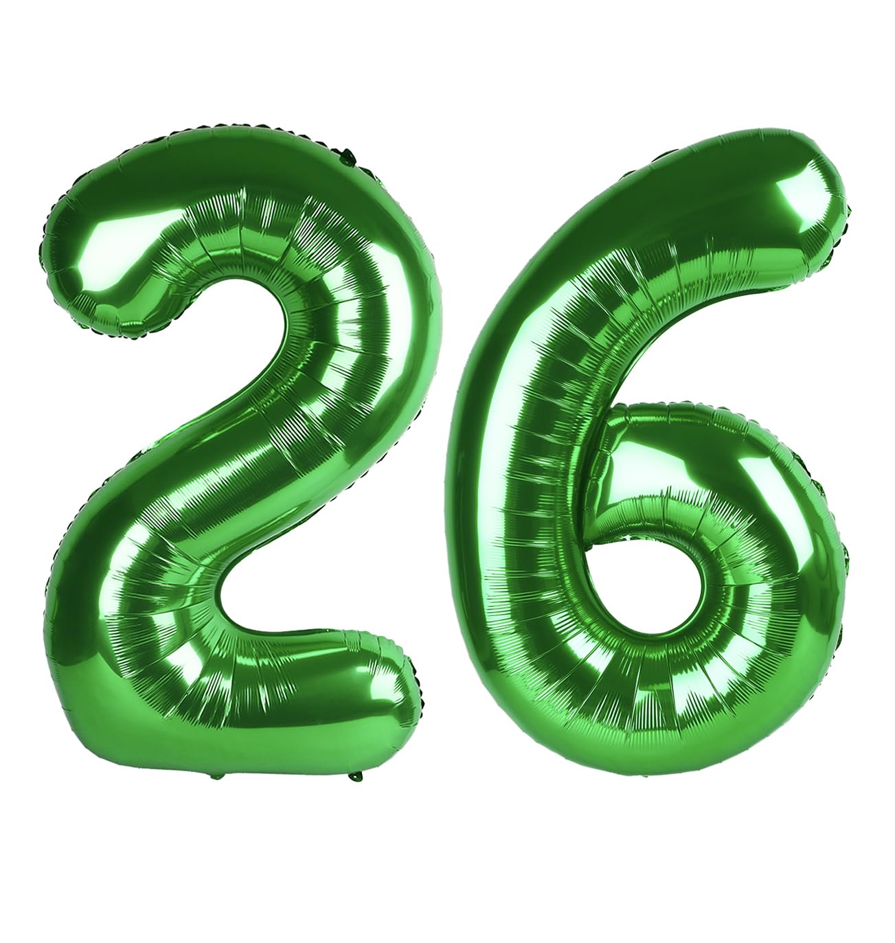 Enyeopd Numbers 26 balloon in dark green for standout 26th birthday decor.