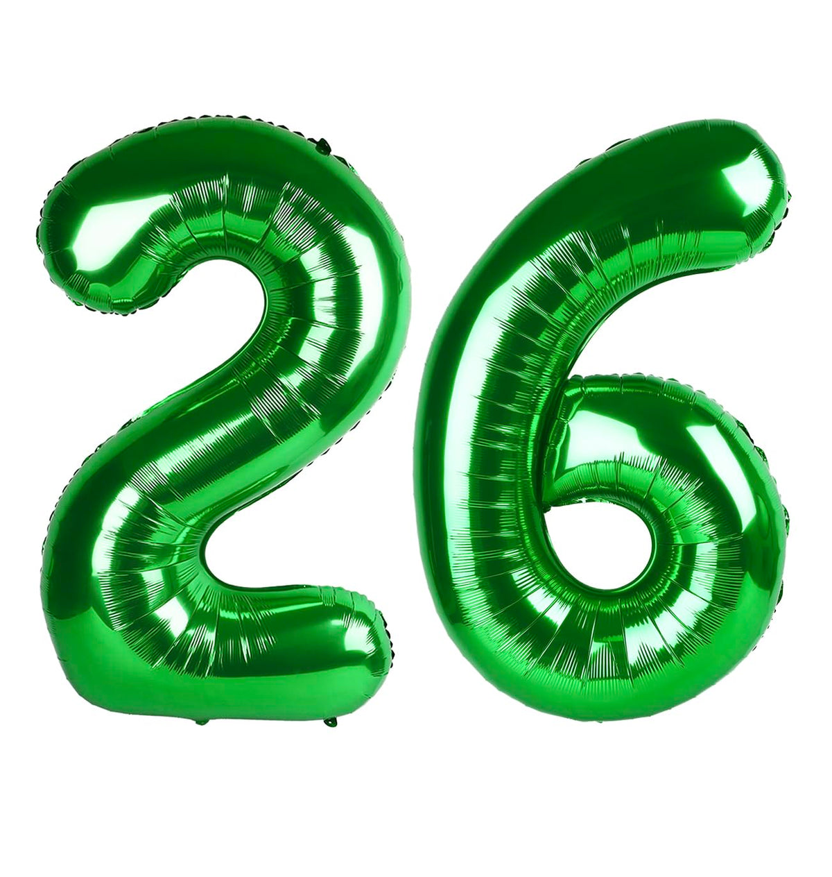 Enyeopd Numbers 26 balloon in dark green for standout 26th birthday decor.