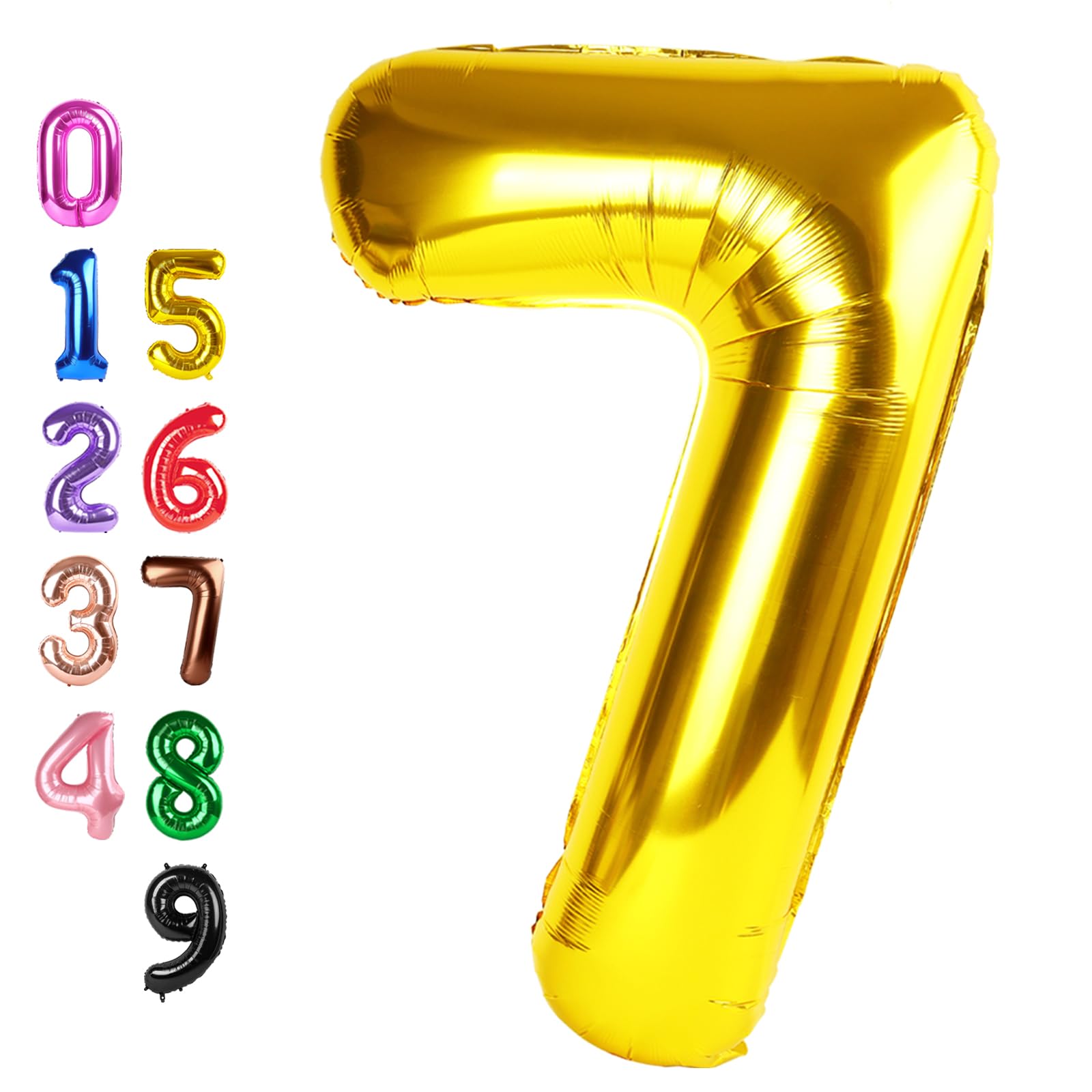Enyeopd gold 40-inch number balloon ideal for bold party decor and photo opportunities