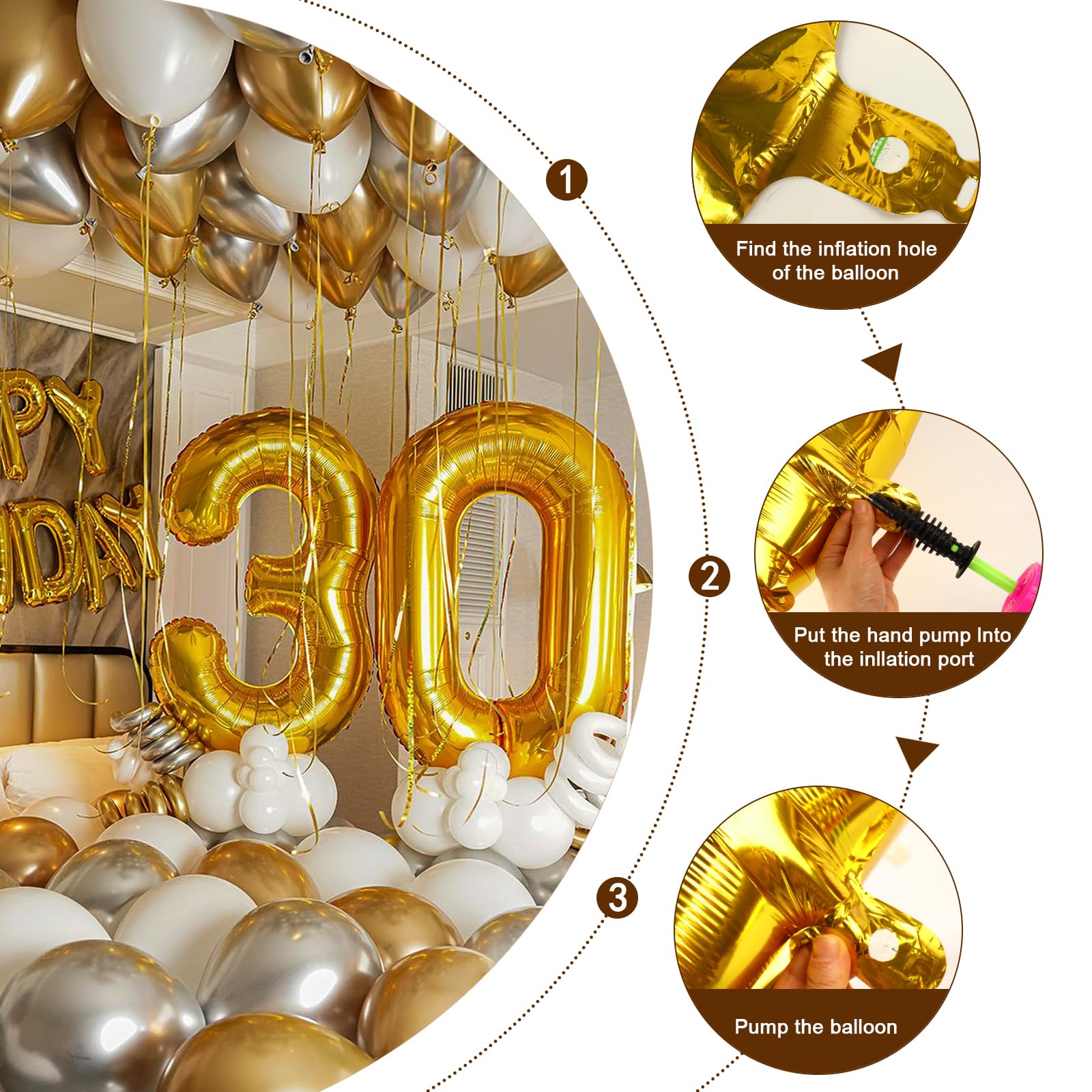 Enyeopd silver 40-inch number balloon complements winter celebrations and holidays