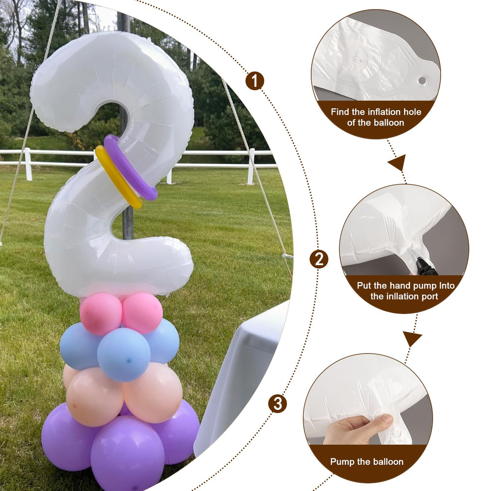 Enyeopd Numbers Balloon ideal for weddings and holidays celebrations