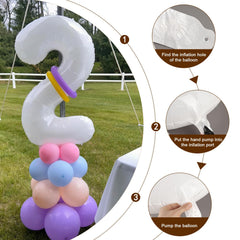 Enyeopd Numbers Balloon ideal for weddings and holidays celebrations