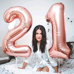 Enyeopd two-number balloons package with 40-inch size for quick party setup.